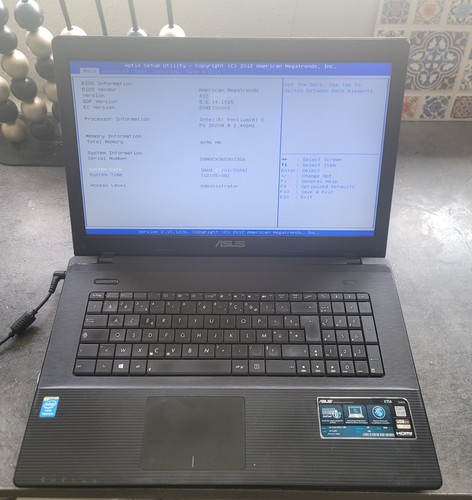 Portable asus x75a 3 - asus, 17"3