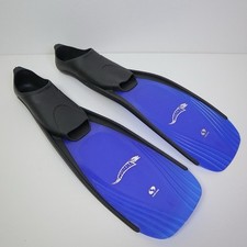 Salvas Murena Swim Fins Blue Men’s 8–9 (260–265mm) Made in Italy VGC