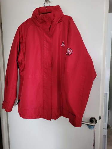 Parka rouge chaude - chaude, pour