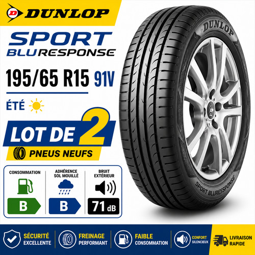 Lot pneus dunlop sport - lot,