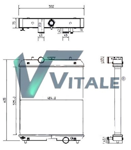 Radiateur pour generateur - pour,