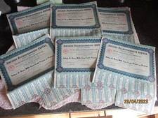 1 Ancienne Action au Porteur Obligation Anciens Etablissements Eiffel ( tour )