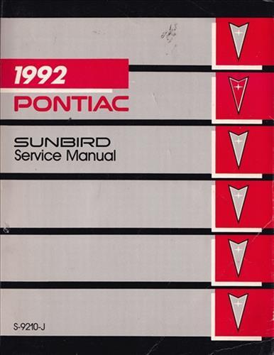 1992 pontiac sunbird atelier - pontiac,