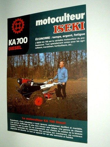 Prospectus motoculteur iseki - prospectus,