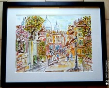 PARIS LE SACRE COEUR RUE