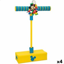 Bâton sauteur Mickey Mouse 3D Jaune Enfant [4 Unités]