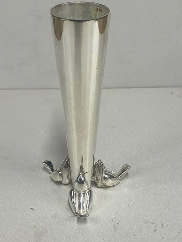 Christofle vase aux moineaux - -,