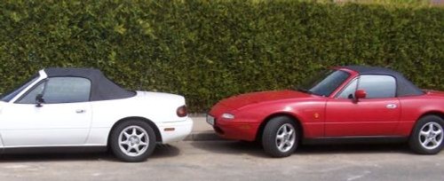 Mazda mx5 capot tissu noir - mazda,