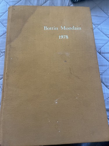 Livre bottin mondain - mondain, 1978