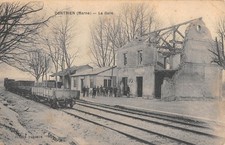 CPA 51 DONTRIEN / LA GARE / TRAIN