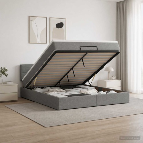 Lit coffre avec matelas - et, led