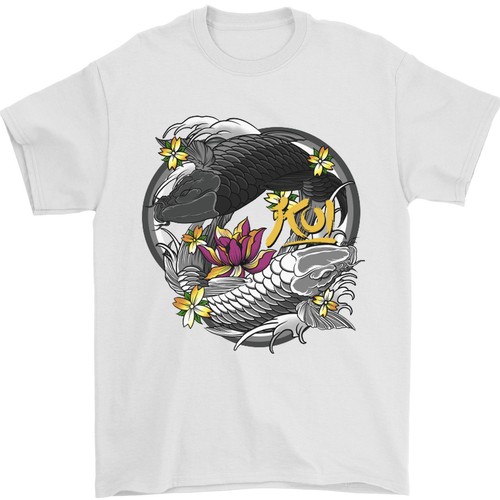 Carpe koi yin yang - carpe, poisson