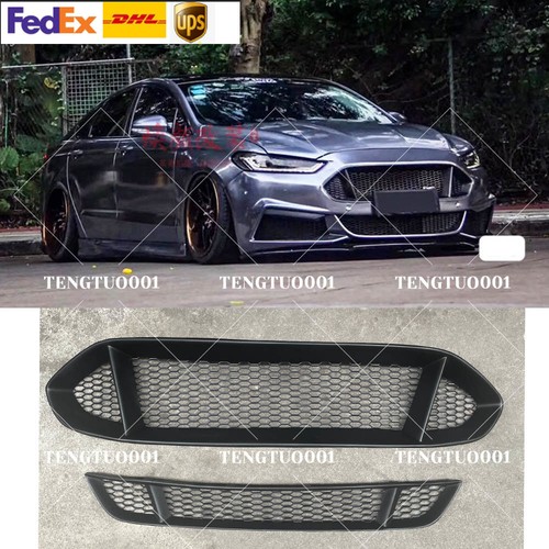 2pc front bumper upper lower - bumper, upper+lower