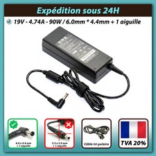 Chargeur Adaptateur pour Sony Vaio VPCEH 1J8E VPCEH 1J8E/B VPCEH 1J8E/W 19.5V