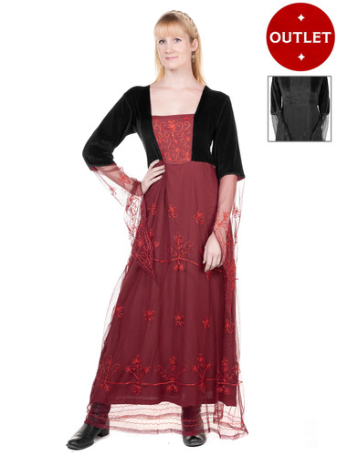 Robe médiévale velours - robe, en