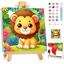 Lion Peinture Numero Enfant