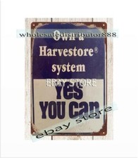 A.O.SMITH HARVESTORE SILO farm equipment metal tin sign deco bar