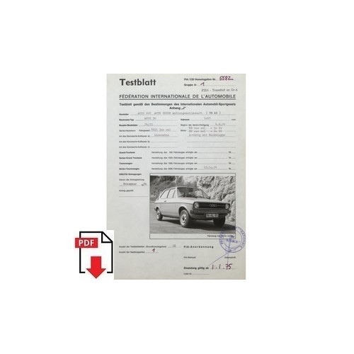 1975 audi testblatt n s - 1975,