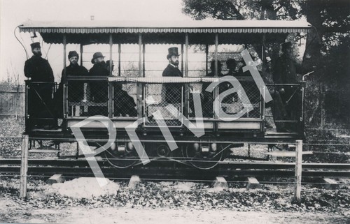 Photo ancienne tram - ancienne,