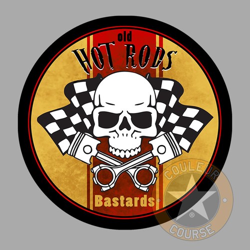 Hot rod bastards autocollant - hot,