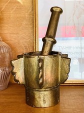 Mortier à Ailettes En Bronze