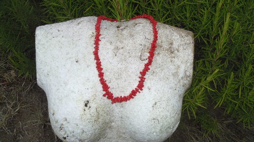Collier corail rouge offert - , en