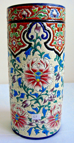 Emaux longwy vase rouleau - vase,
