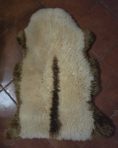 Peau mouton naturelle - de,