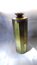 antique brass water bottle