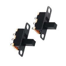 2x Micro interrupteurs coulissants SPDT 5mm 50V 0.5A DIY 1P2T G6