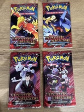 ARTSET 4 BOOSTER DE CARTES POKEMON RIVALITÉS DESTINÉES FR VIDE