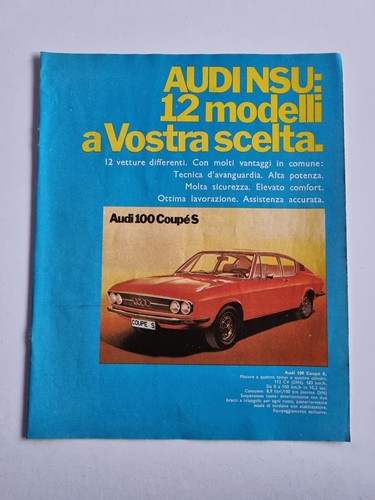 Dépliant audi 100 coupe - dépliant,