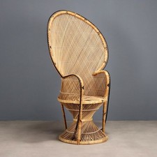 Fauteuil Ancien Rotin Tressé