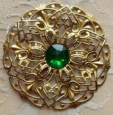 LARGE BUTTON ORNAMENT OPENWORK DIAMETER 5 CM YEARS 1940-1950