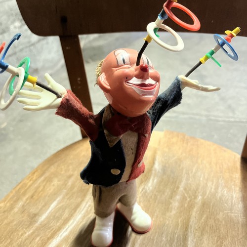 Ancien jouet clown automate - clown,