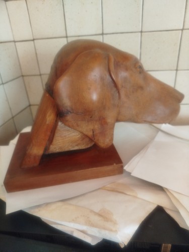 Ancienne sculpture bois - ancienne, en