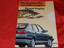 1987 VW Passat B2 Type 32B Hatchback "Trophy" Special Model Brochure Brochure