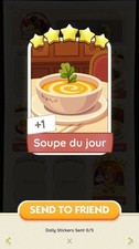 Soupe Du Jour  -  BON APPETIT Album Sticker  5 Star Set Number 19