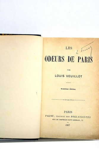 Livre ancien veuillot odeurs - veuillot,