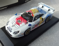 1/43 ° MINICHAMPS PORSCHE 911 GT 1-TEAM ROHR-DAYTONA 1998 EN BOITE