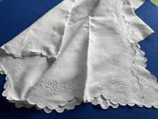 ancien grand drap en lin