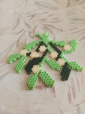 Décoration plante en perles