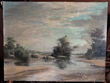 Rare René RIVIERE (XX°) HST