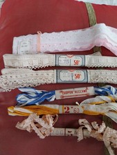 Antique haberdashery, lace