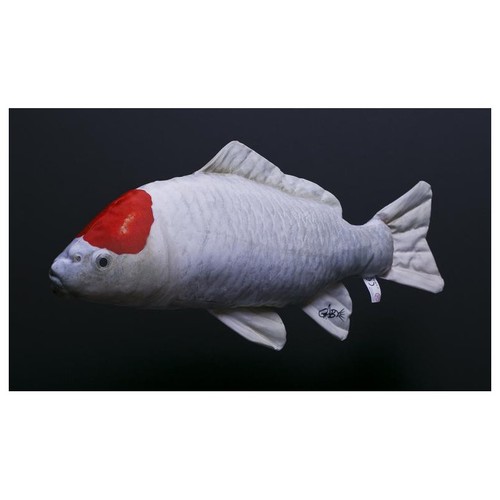 Coussin peluche poisson - coussin, carpe