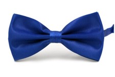 Noeud papillon bleu costume