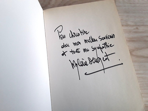 Livre signé mylène demongeot - livre,