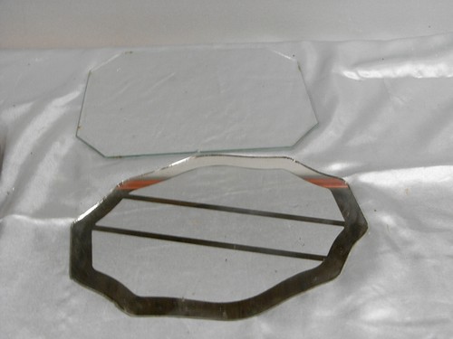 Lot 2 antique - lot, beveled