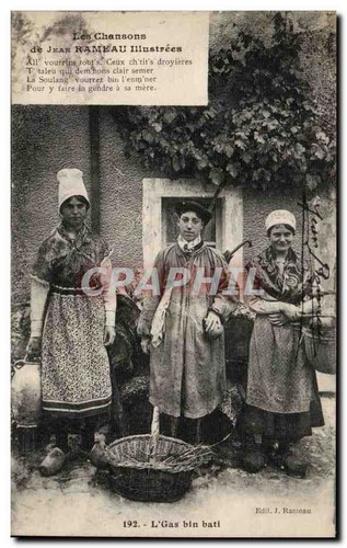 Trois paysannes costume - en,