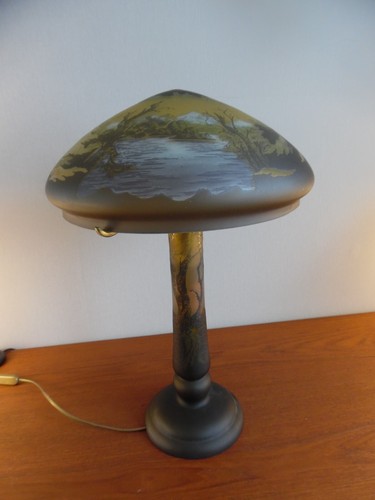 Lampe champignon pâte - lampe,